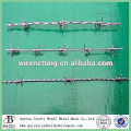 prison iron galvanized double twist barbed wire